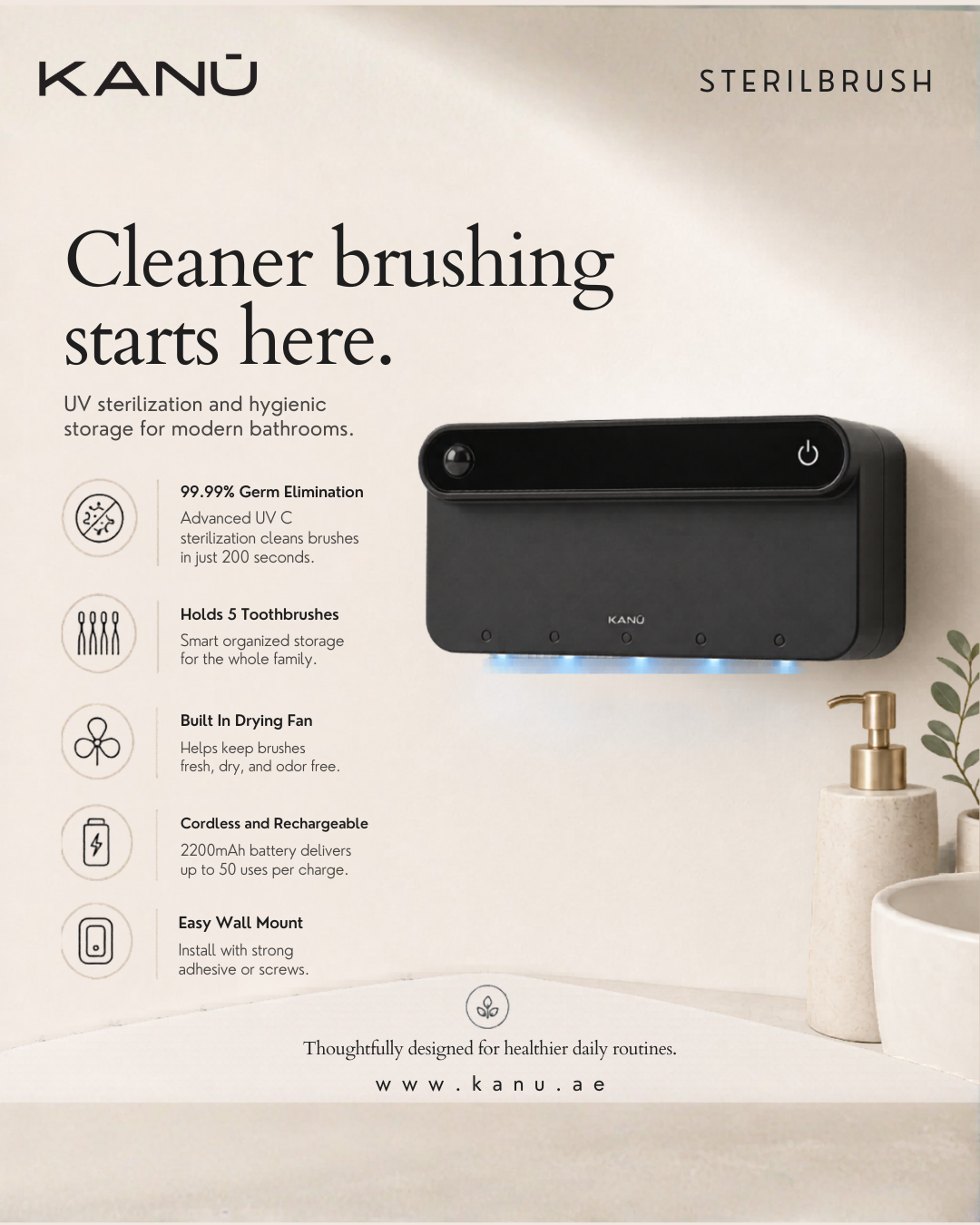 Best UV Toothbrush Sterilizer in UAE 2025 - Why Every Dubai Family Needs One